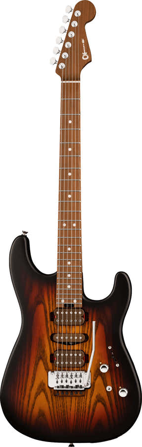 SD24 San Dimas Pro-Mod Signature Guthrie Govan MN Mij Dreifarbiger Sunburst
