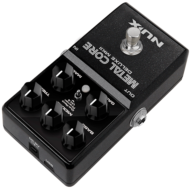 PREAMP-PEDAL MIT DREI VERSCHIEDENEN HIGH-GAIN-GITARRENVERSTÄRKER-SOUNDS