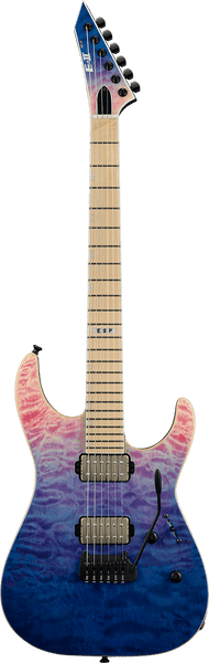 E-Ii M-Ii Hipshot Tremolo Qm Indigo-Lila-Verlauf