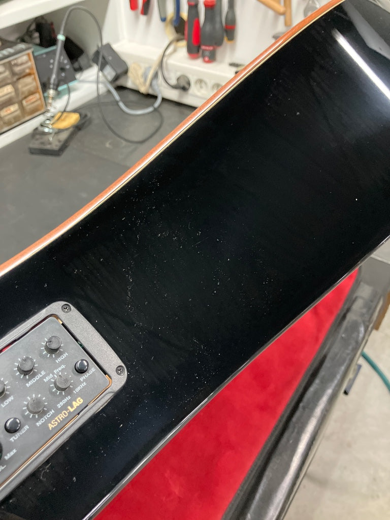 Tramontane T118Dce-Blk Dreadnought Ctw Black - B Stock