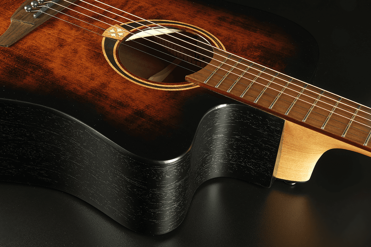 Tramontane T70DCE-B&B Dreadnought Ctw Schwarz & Braun