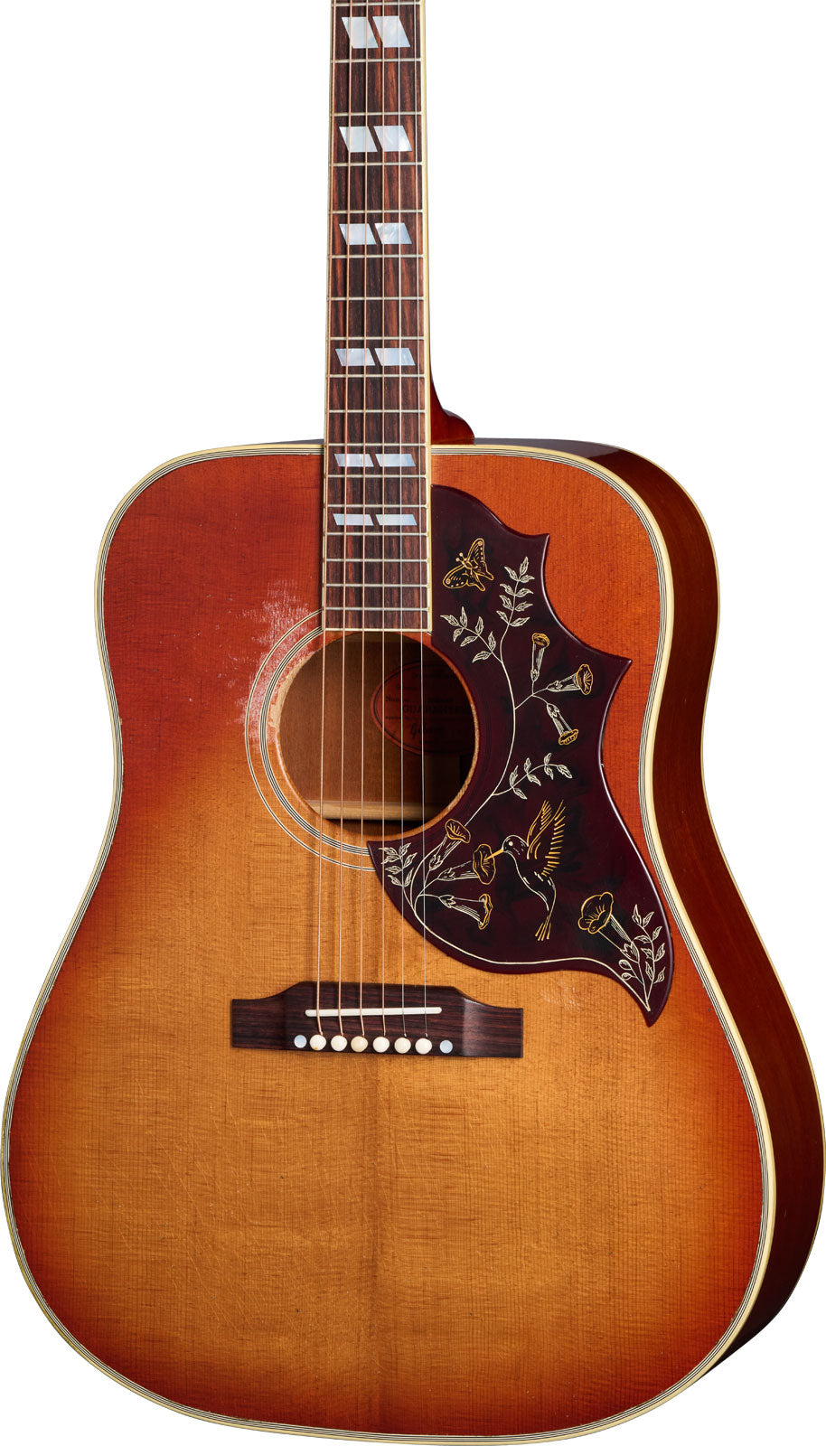 Hummingbird Heavy Aged Washed Cherry Sunburst CSHR