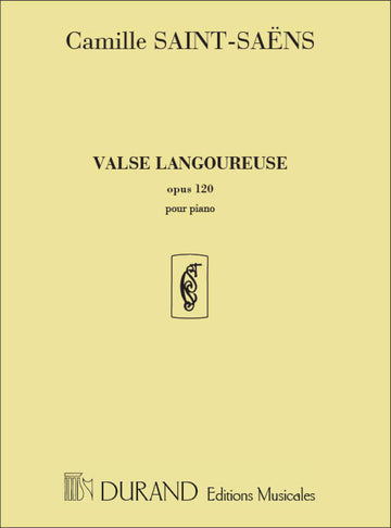 SAINT-saens C. - Valse Langoureuse Op. 120 - Piano