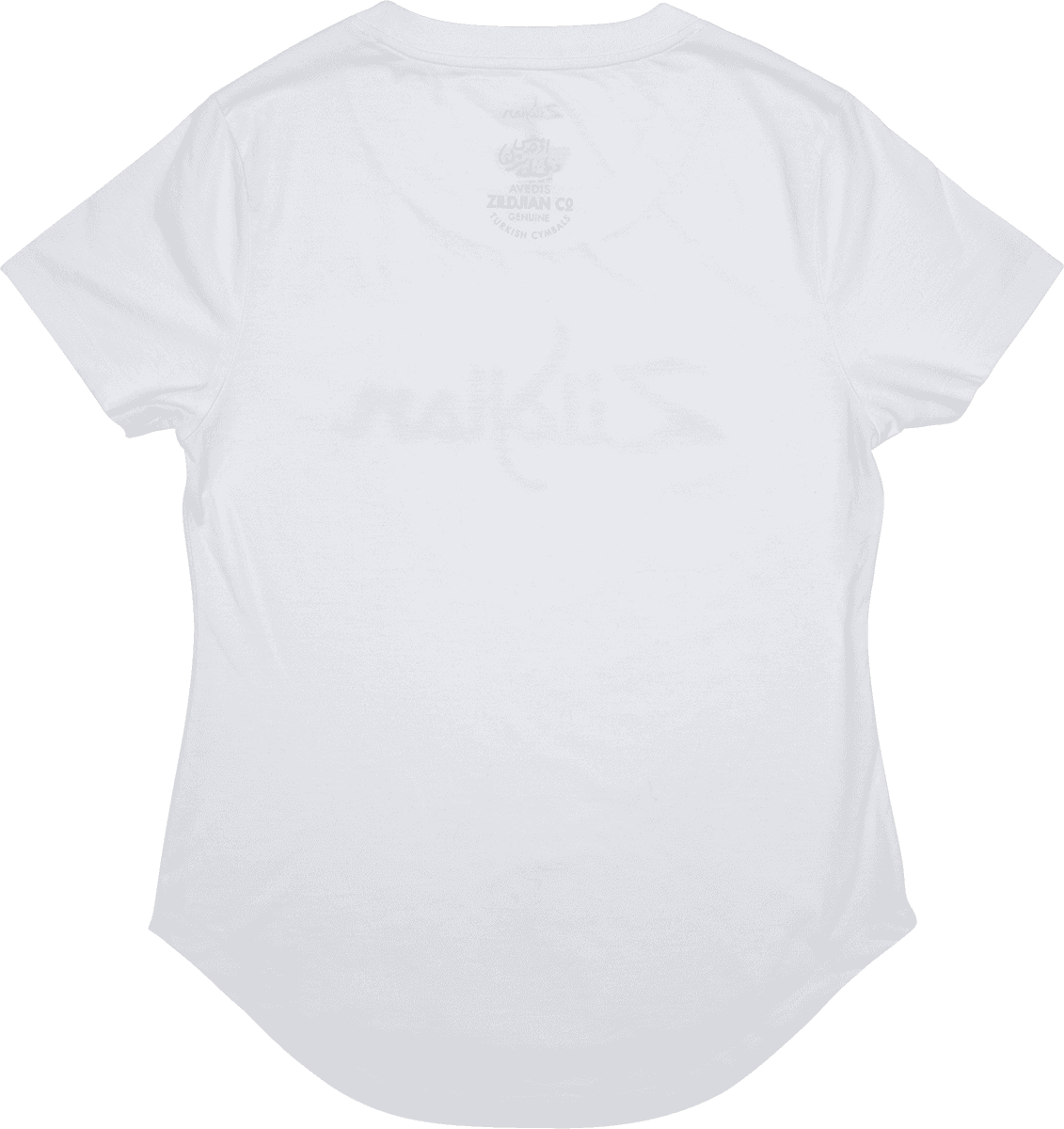 Größe L - Weißes Zildjian-Damen-T-Shirt