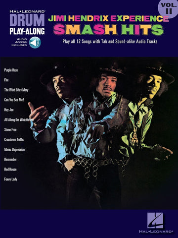 Hendrix Jimi - Drum Play Along Vol.11 - Smash Hits + Audio En Ligne