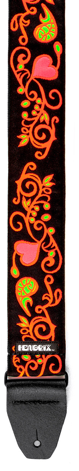 Jimi Hendrix Blacklight Monterey Orange