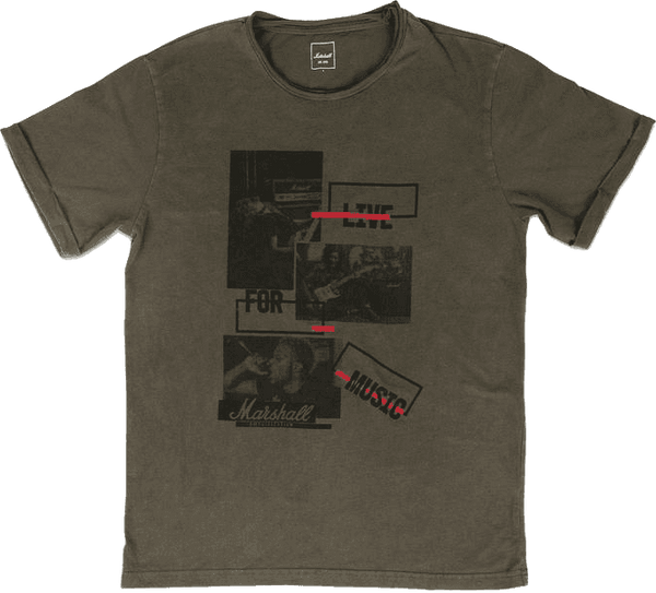 T-Shirt Marshall Live For Music Taille M