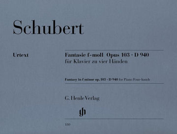 Schubert F. - Fantasy F Minor Op. 103 D 940