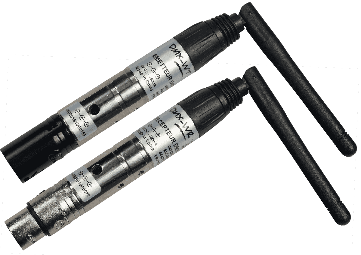 Drahtloses DMX-Sender- + -Empfänger-Set
