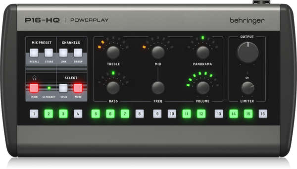Behringer P16-HQ - MONITOR MIXER
