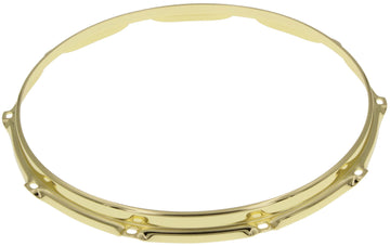 HS23-14-10BR - Spannreifen 14" 10 Spannschrauben Gold S-Style Triple Flange 2.3mm