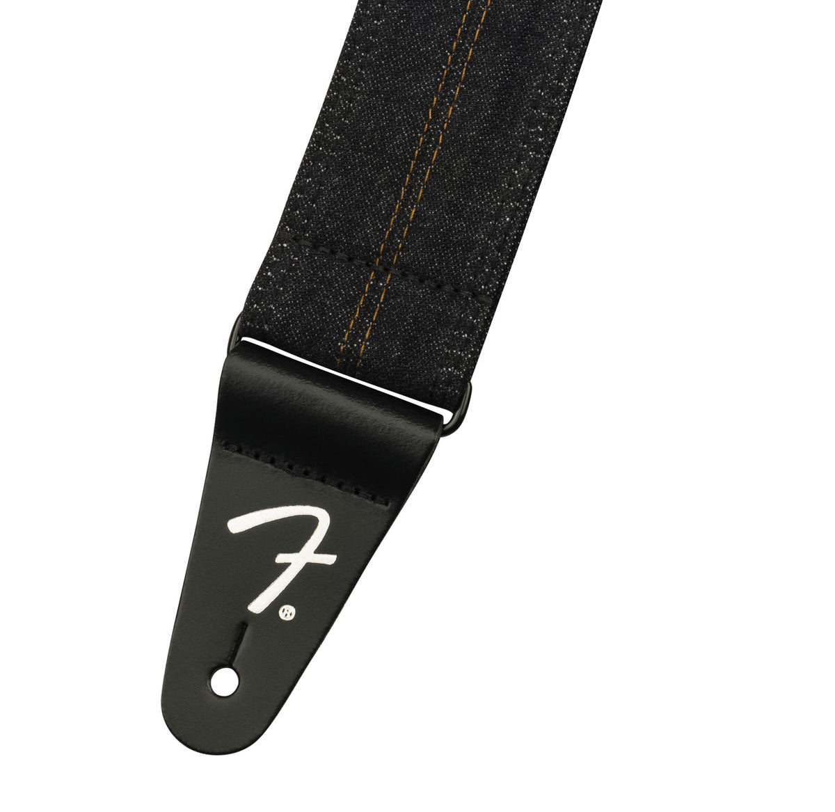 x Wrangler Denim-Gurt Verwaschenes Schwarz Ziernaht
