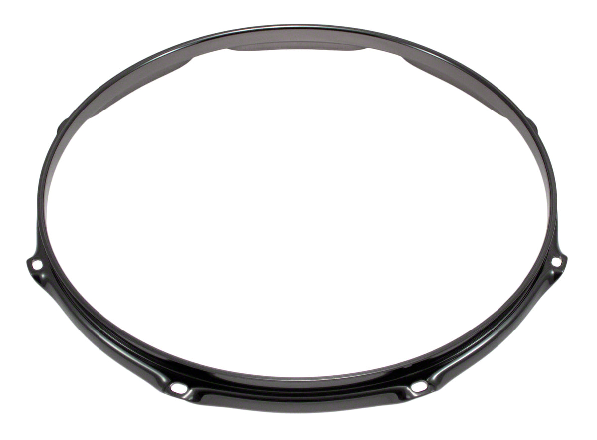 H23-16-8BK - 16" SPANNREIFEN 8-LOCH SCHWARZE SUPER DREIFACHE FLANSCH 2.3MM