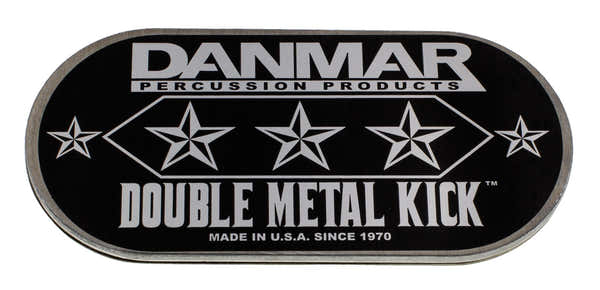 Danmar 210MKD - Metall-Selbstklebepad für Doppelpedal-Bassdrum - Hsa
