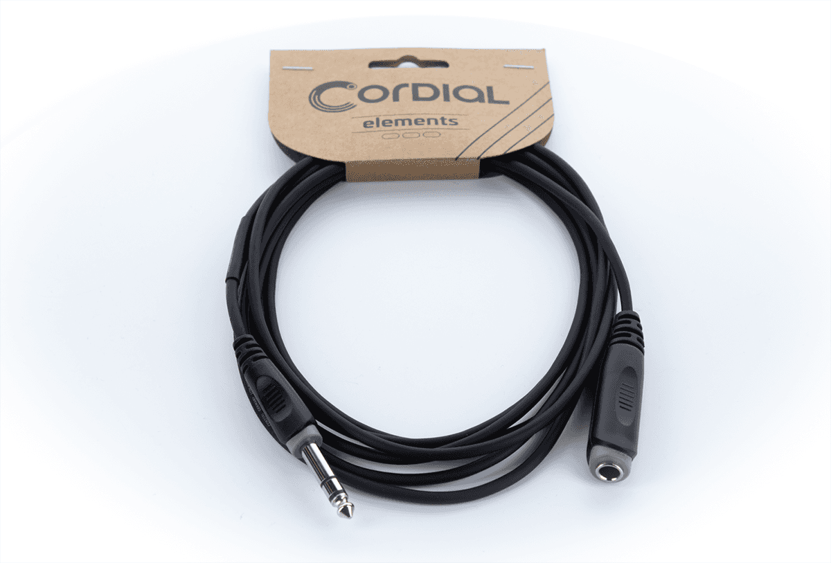 STEREO AUDIO CABLE JACK MALE / FEMALE 10 M