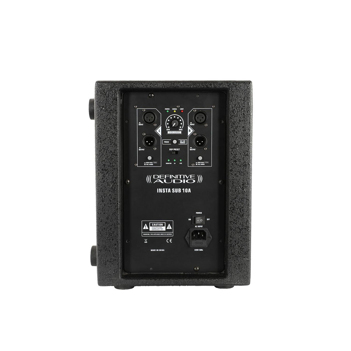 Instasub 10A - Aktiver Holz-Subwoofer HP10