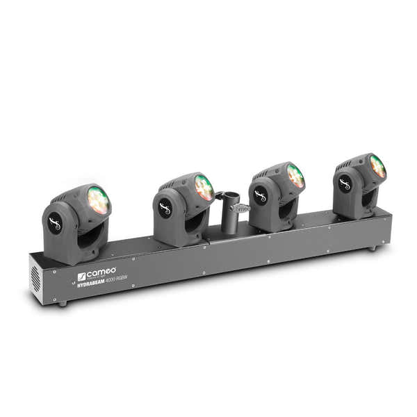 Cameo HYDRABEAM 4000 RGBW - BELEUCHTUNGSSYSTEM MIT 4 BEWEGLICHEN KPFEN BEI 32 W RGBW LED QUAD HOCHGESCHWI