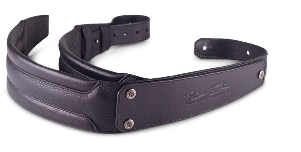 DuoStrap Damian Erskine Signature Doppelter Schultergurt Premium-Leder - Schwarz