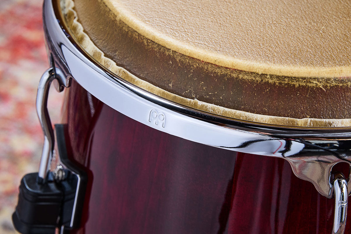 Marathon Exclusive Series Conga 11 3/4" - Wine Red/Chrome HW
