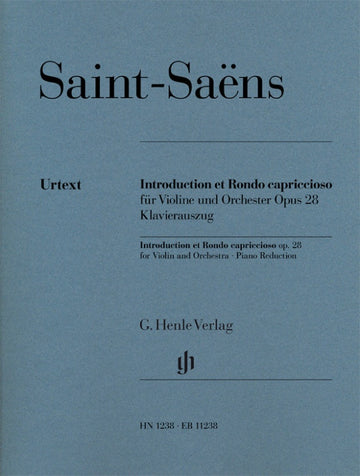 SAINT-SAENS CAMILLE - INTRODUCTION ET RONDO CAPRICCIOSO OP.28 - VIOLON & PIANO
