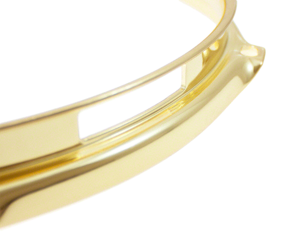 Spannreifen 14" 8 Spannschrauben Snare-Seite Gold Super Triple Flange 2.3mm
