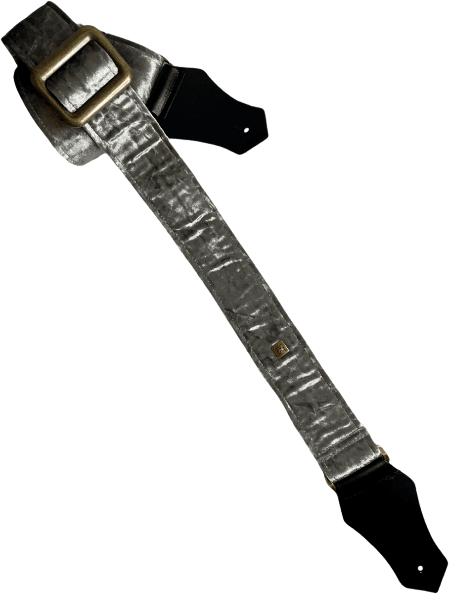 2" Gurt BOUJEE VELVET – Hämatit-Silber