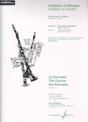 Initiation A Mozart Vol.2 Clarinette - Dangain