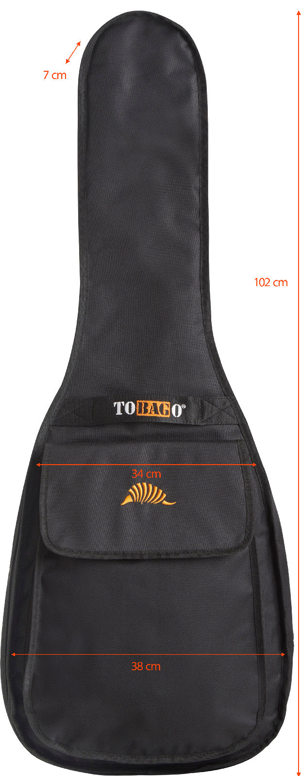 E-Gitarrentasche 10mm - AGB20E