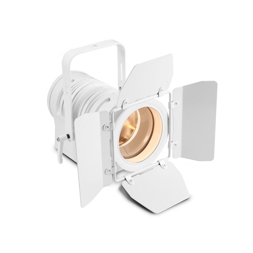 Cameo TS 40 WW WH - THEATER SPOTLIGHT MIT CONVEX CONVEX-OBJEKTIV UND 40 W WARM WEISSER LED WEISSES GEHUS
