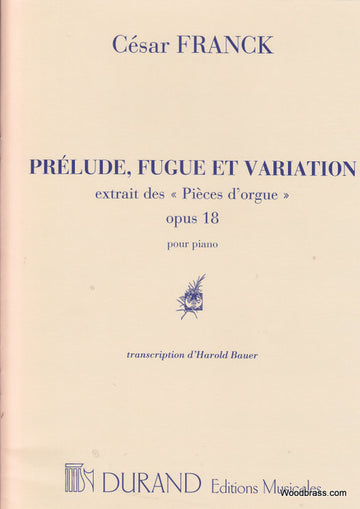 Franck - Prelude Fugue et Variation - Piano