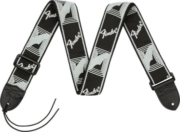 2" Monogrammierter Gurt Schwarz/Hellgrau/Dunkelgrau