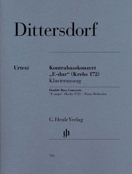 Dittersdorf C.D.V. - Double Bass Concerto In "e Major" Krebs 172
