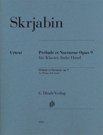 Skrjabin A. - Prelude & Nocturne Op.9 - Piano