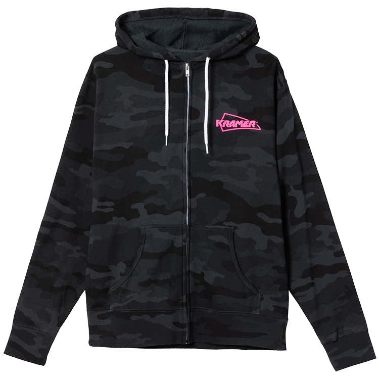"M"  Kramer Camo Fullzip Hoodie (Black)