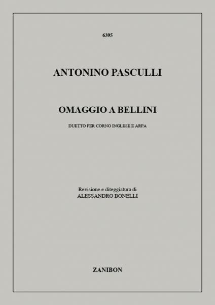 PASCULLI A. - OMAGGIO A BELLINI - HAUTBOIS