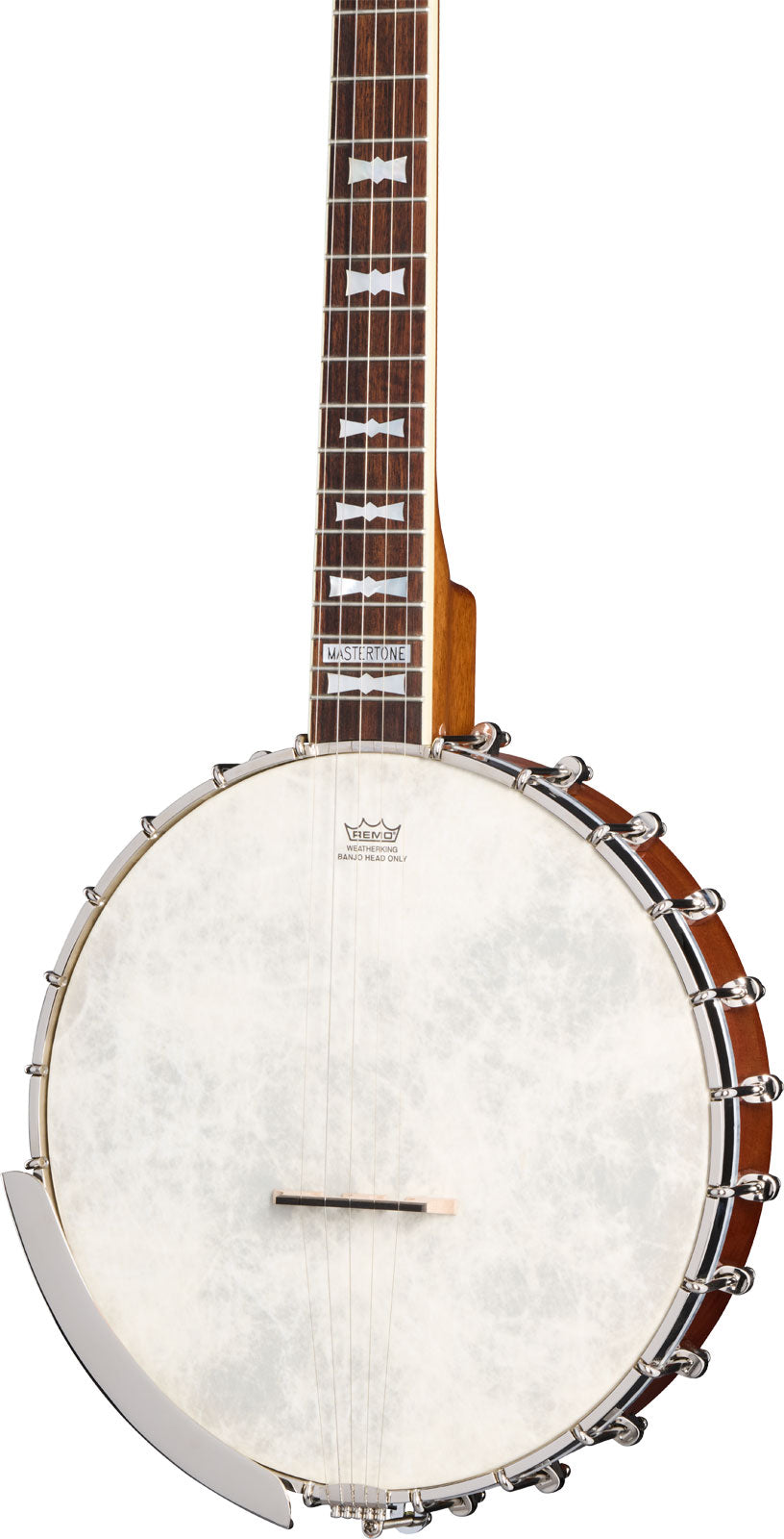 Mastertone Bowtie Banjo mit offenem Rücken Natur Ibgcs