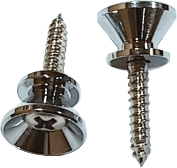 STAYPIECES BELT CLIPS TYPE STRAT BY 2 WITH SCREWS CHROME