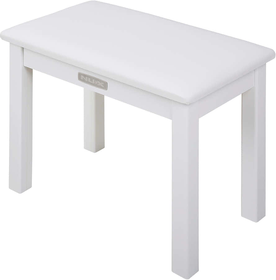 Weiße WOODBENCH Keyboard-Bank
