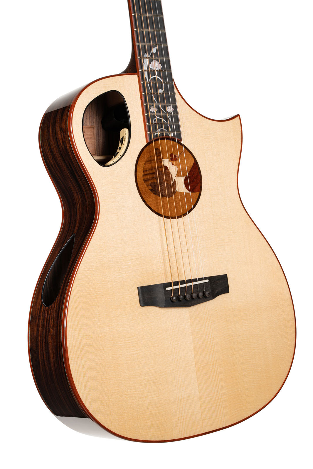 Gitarre Roselyn Redux Natur Hochglanz