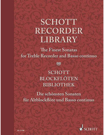 Schott Collection Blockflöte - Altblockflöte Und Basso Continuo