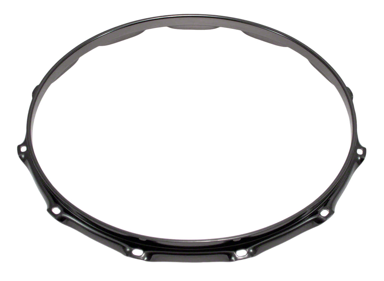 H23-14-12BK - 14" SPANNREIFEN 12-LOCH SCHWARZE SUPER DREIFACHE FLANSCH 2.3MM