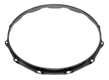 H23-14-12BK - 14" SPANNREIFEN 12-LOCH SCHWARZE SUPER DREIFACHE FLANSCH 2.3MM