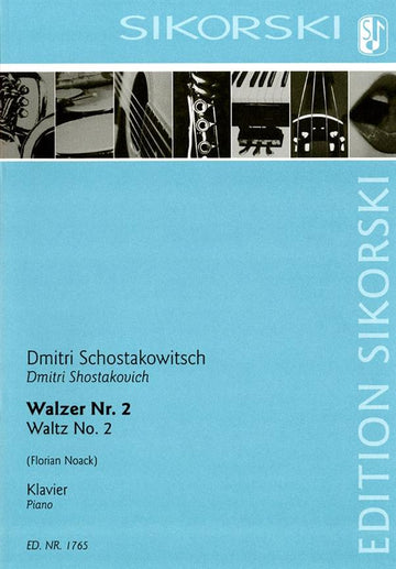 Schostakovitch Dimitri - Valse N°2 - KLAVIER (arr. Florian Noack)