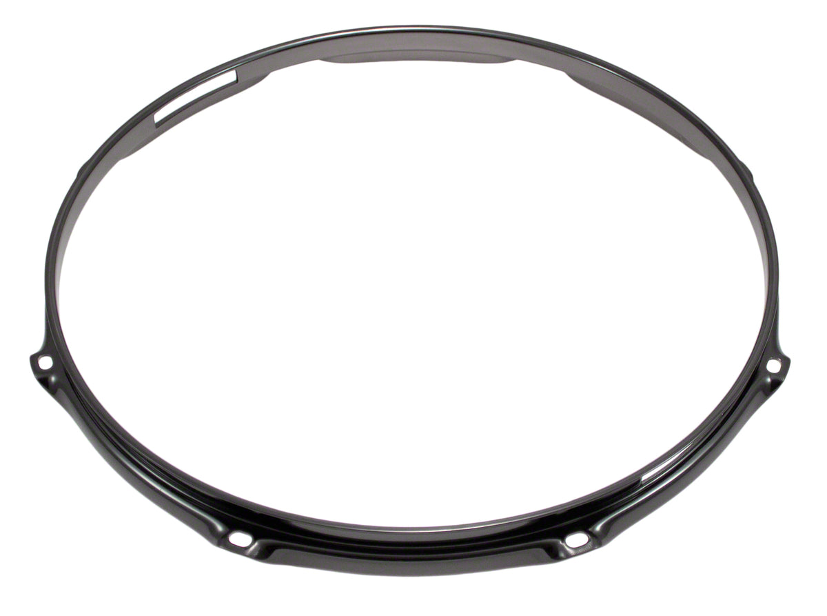 H30-14-8S-BK - 14" SPANNREIFEN SNAREUNTERSEITE 8-LOCH SCHWARZE SUPER DREIFACHE FLANSCH 3.0MM