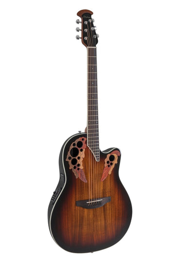 E-Akustikgitarre Celebrity Elite Plus Super Shallow Koa Burst