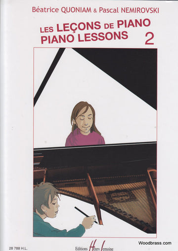 QUONIAM B./NEMIROVSKY P. - LES LECONS DE PIANO VOL. 2