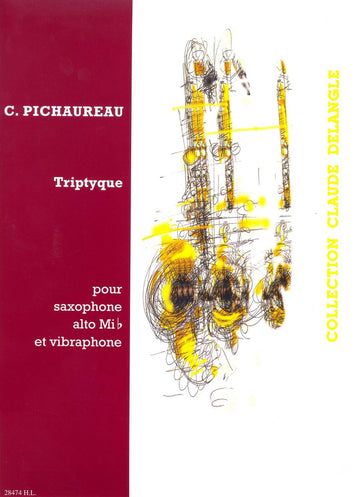 PICHAUREAU CLAUDE - TRIPTYQUE - SAXOPHONE MIB AND VIBRAPHONE