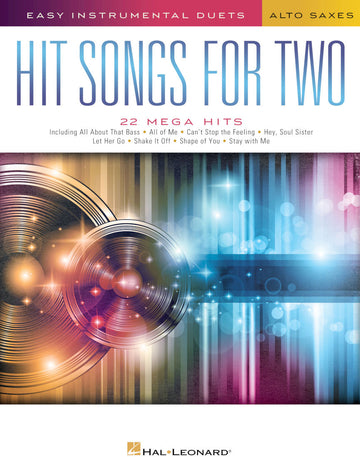 Hit Songs for Two Alto Saxophones