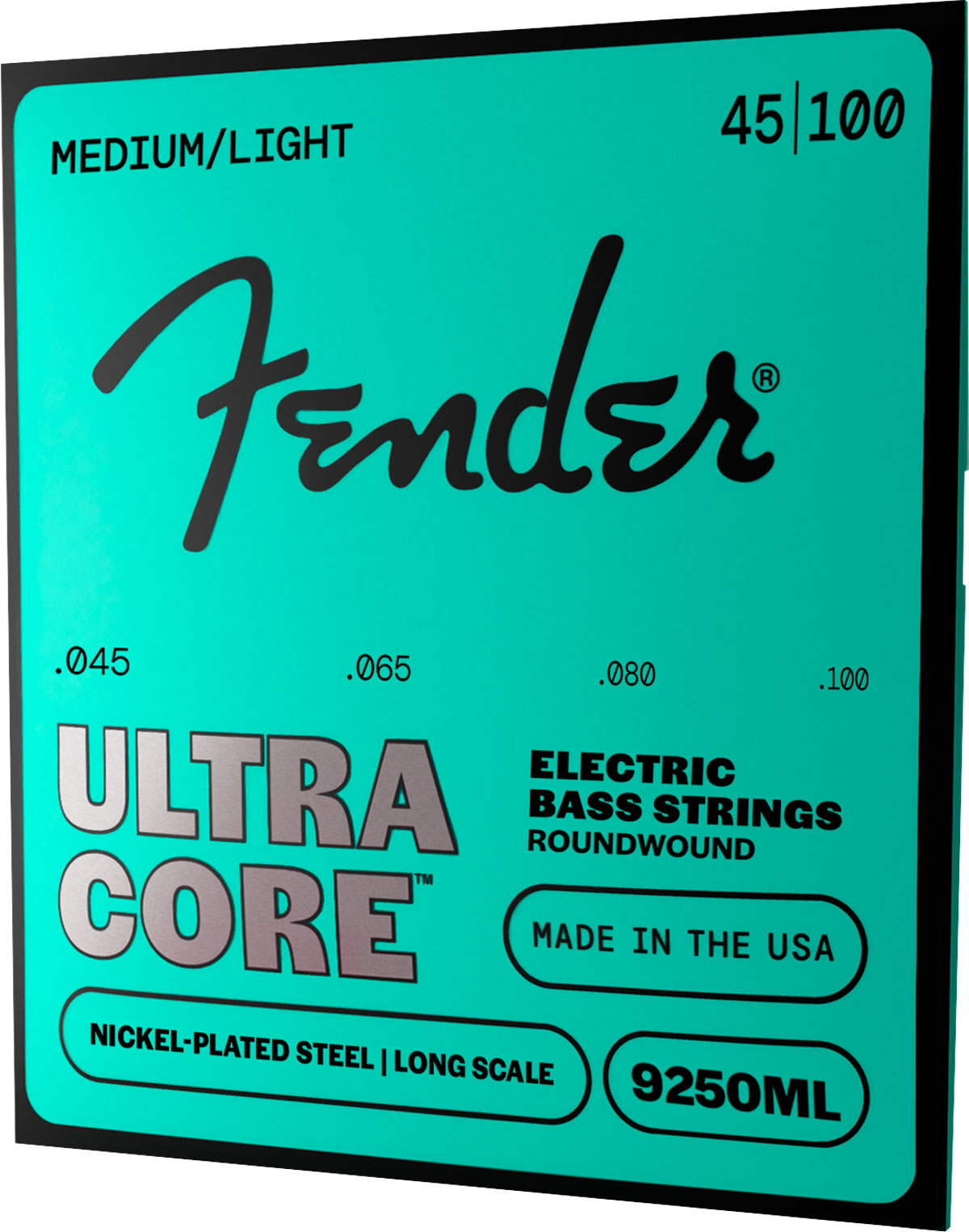 Ultracore Basssaiten, vernickelter Stahl, Kugelenden, 9250ML 45-100, (4)