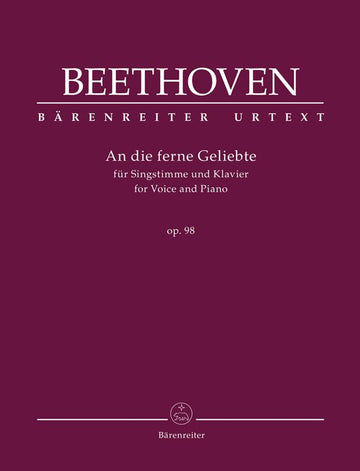 Beethoven L.V. - An Die Ferne Geliebte Op.98 - Voix & Piano